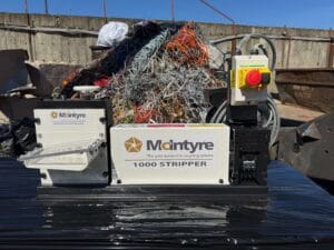Front Landscape view of 1000 McIntyre Cable Stripper