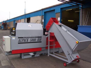 Alpack 2000 can sorter and baler