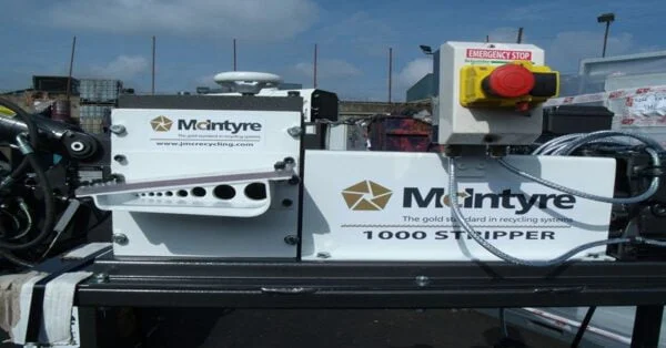 McIntyre Cable Stripper for cable recycling waste processing