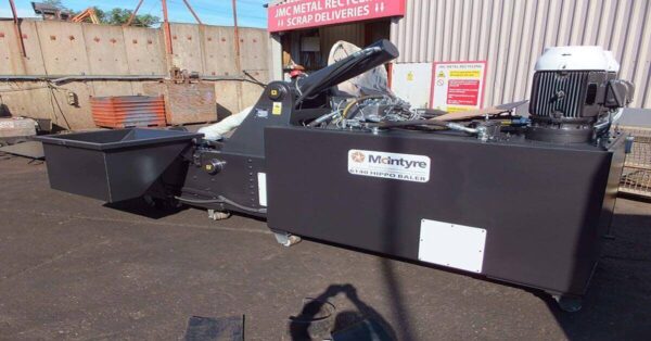 McIntyre 6140 Hippo Metal Baler recycling machine