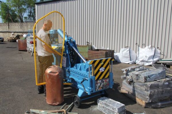 Used scrap metal baler - McIntyre 2035