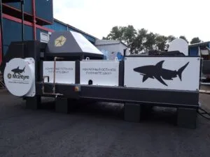 Shark Casting machine left view