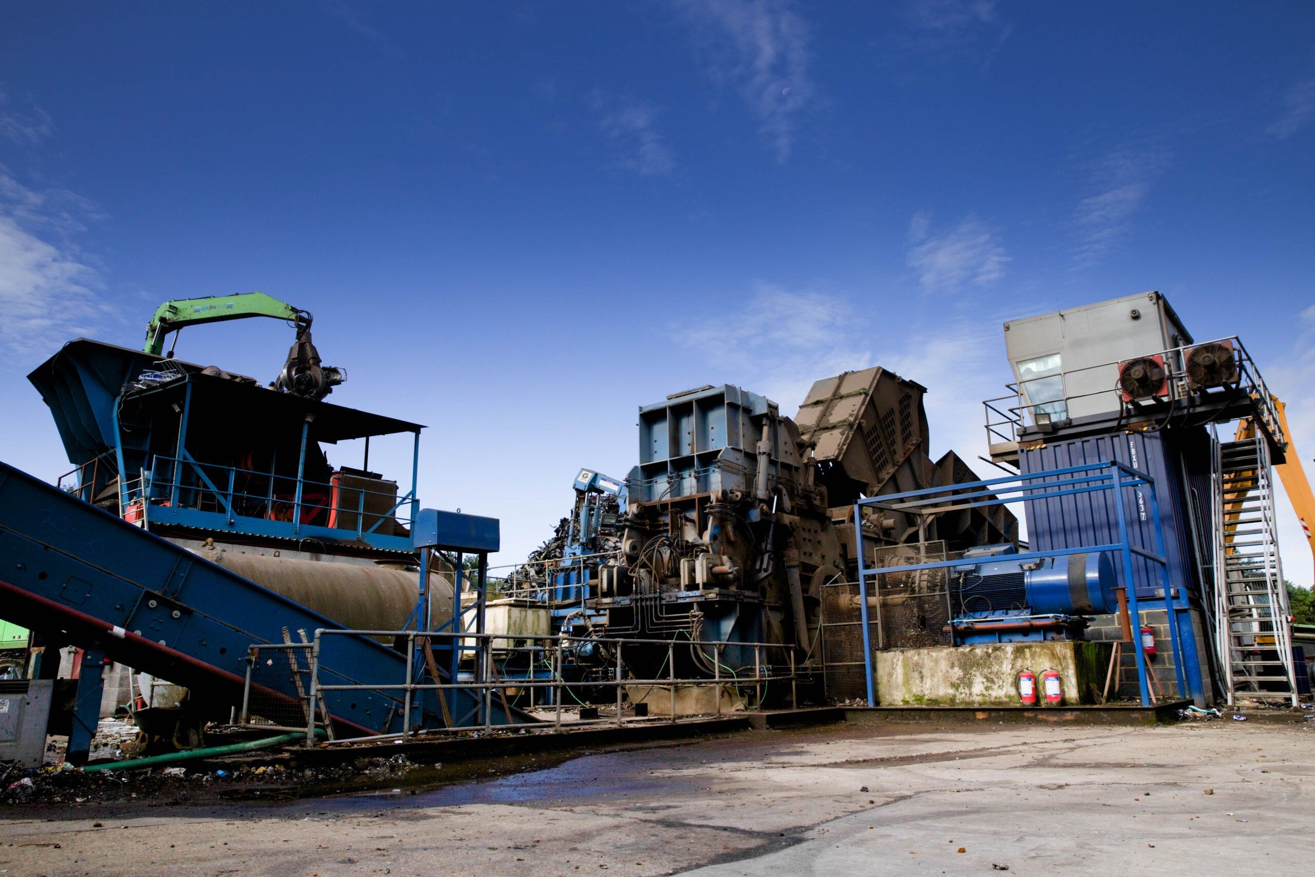 Rotobec machinery at scrapyard